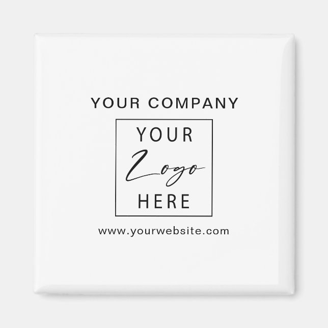 Aimant Promotion du logo de votre entreprise (Devant)