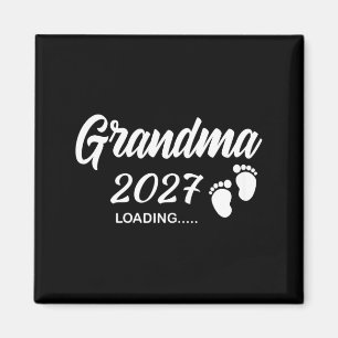 Aimant Promue Grand-mère 2027 Annonce de bébé en chargeme