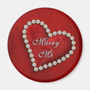 Aimant Proposition "Marry me" propose romantique