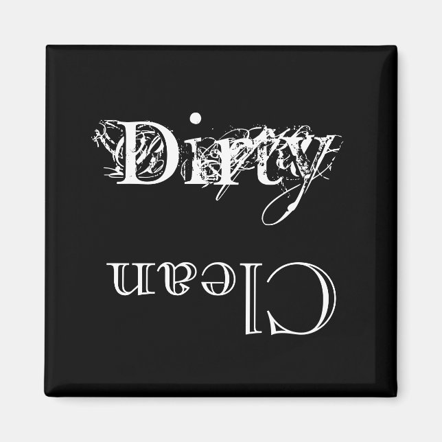 Aimant propre et sale (Devant)