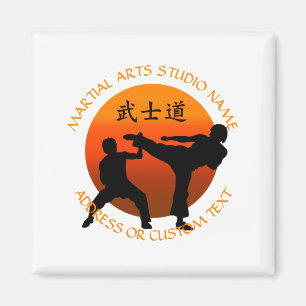 Aimant Propriétaire de studio d'arts martiaux Karaté Taek