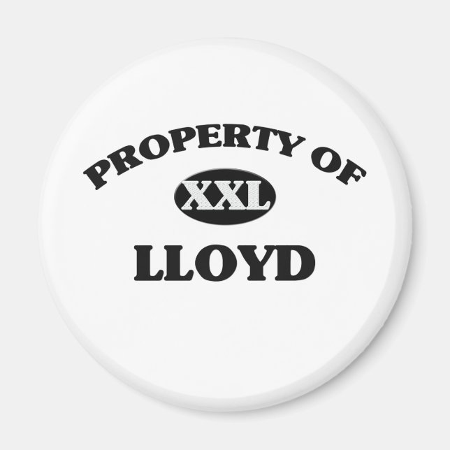 Aimant Propriété de LLOYD (Devant)