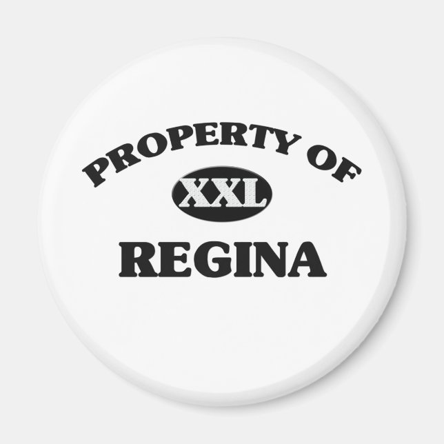 Aimant Propriété de REGINA (Devant)