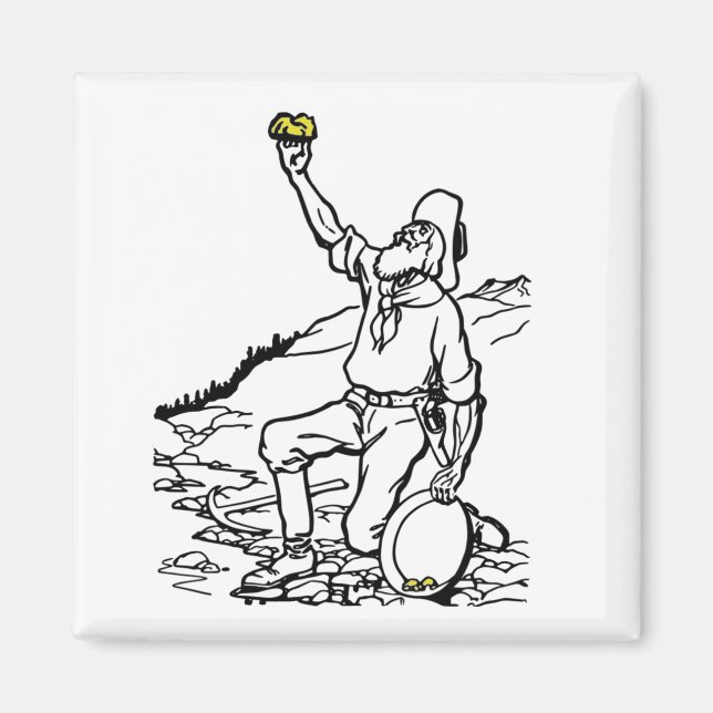 Aimant Prospecteur Gold Miner (Devant)