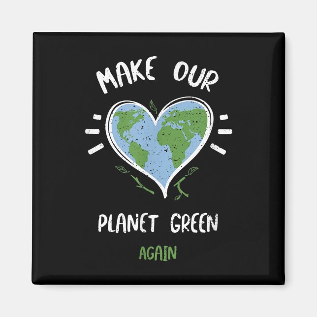 Aimant Protection de l'environnement_ Faites de notre pla (Devant)