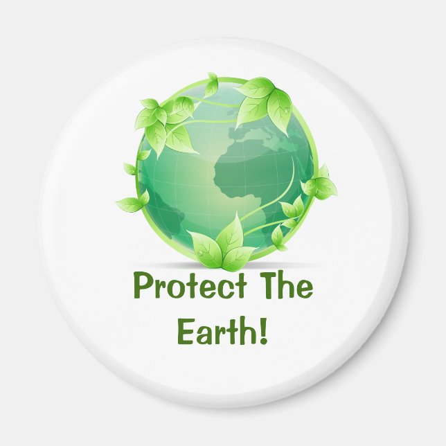 Aimant Protéger La Terre (Devant)