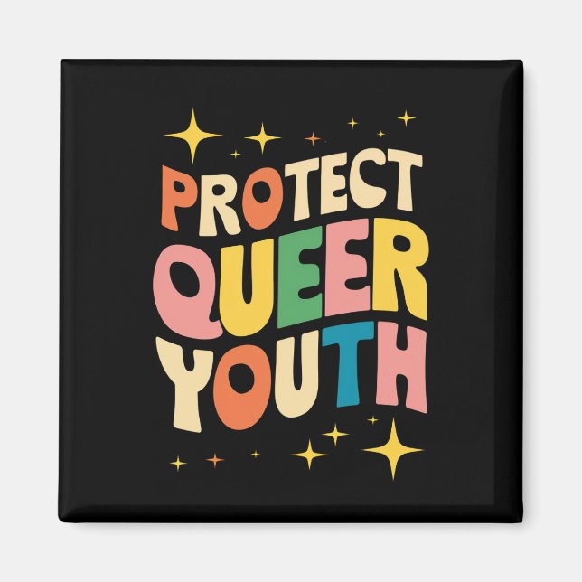Aimant Protéger les jeunes homosexuels Protéger les jeune (Devant)