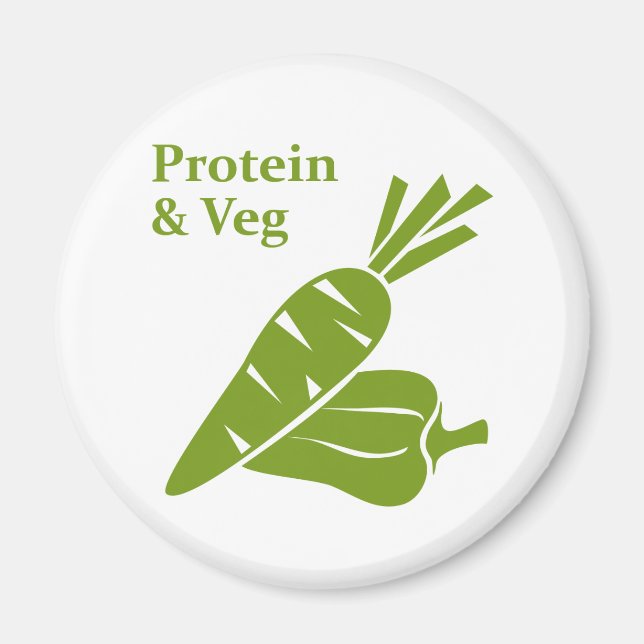 Aimant Protéine et Veg (Devant)