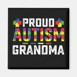 Aimant Proud Autism Grandma Awareness Autistic Family