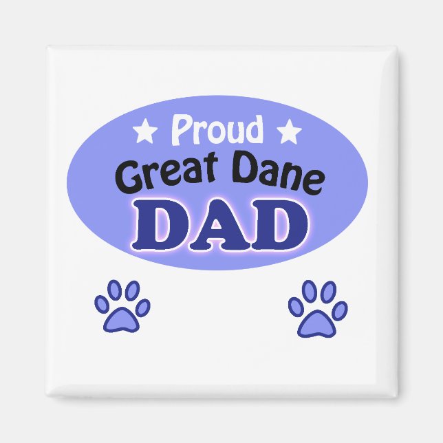 Aimant Proud Great Dane dad (Devant)