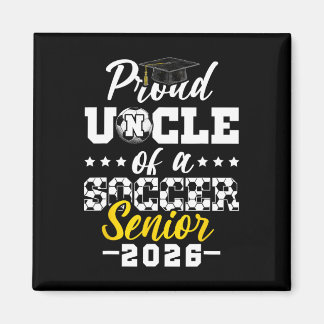 Aimant Proud Uncle Of A Soccer Senior 2026 Graduation Gif
