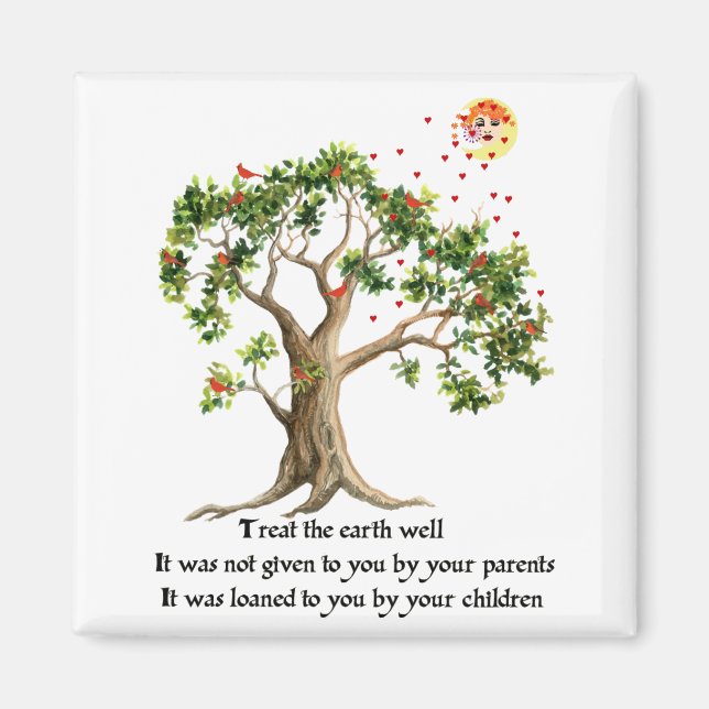 Aimant Proverbe de la nature kenyane (Devant)