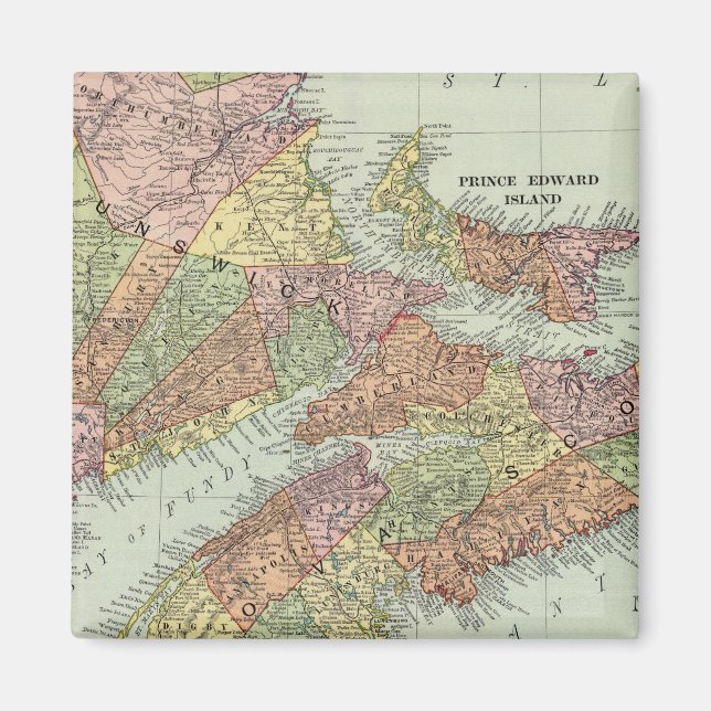 Aimant Provinces maritimes du Canada (Devant)