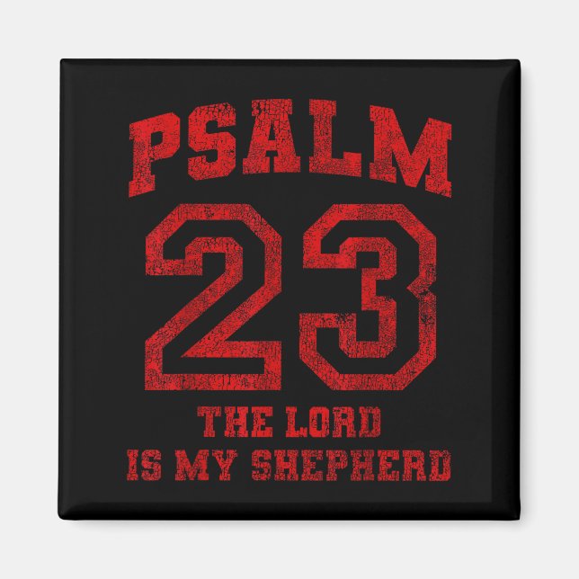 Aimant Psalm 23 The Lord Is My Shepherd  (Devant)