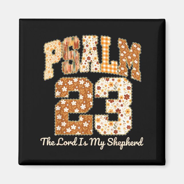 Aimant Psalm 23 The Lord Is My Shepherd Christian Fall Th (Devant)