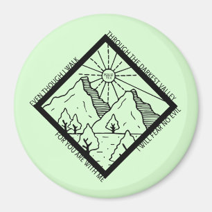 Aimant Psaume 23 4 Ne crains aucun mal Bible chrétienne V