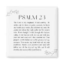 Psaume 23 Le Seigneur est mon berger