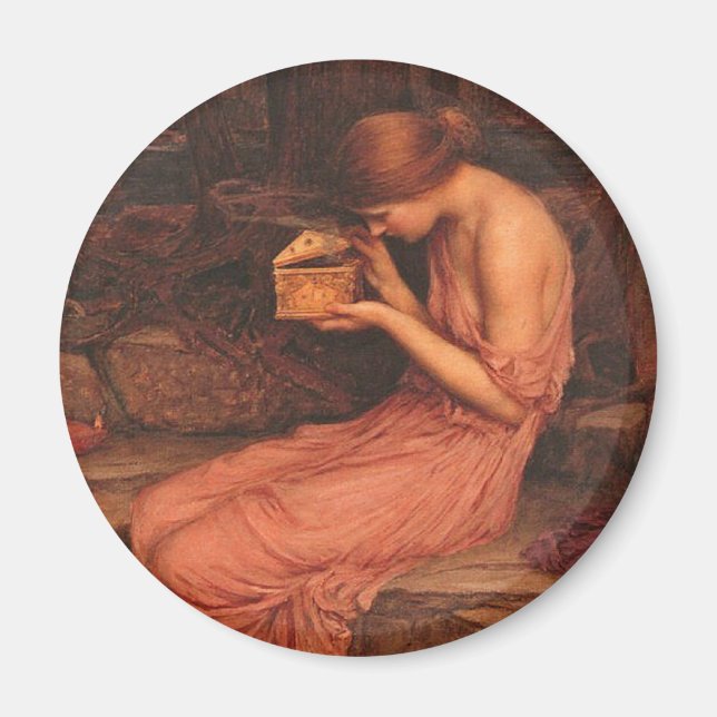 Aimant Psyche et boîte dorée (Devant)