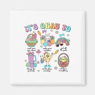 Aimant Psychologue Bunny Pâques 