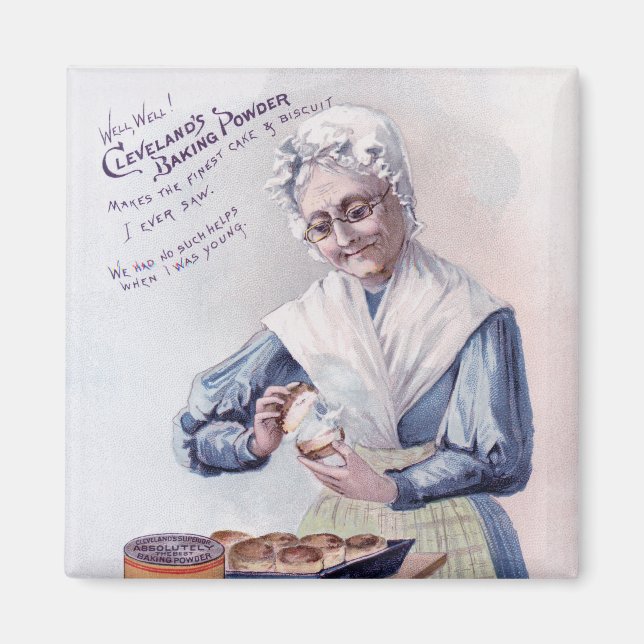 Aimant Publicité de poudre de cuisson Cleveland (Devant)