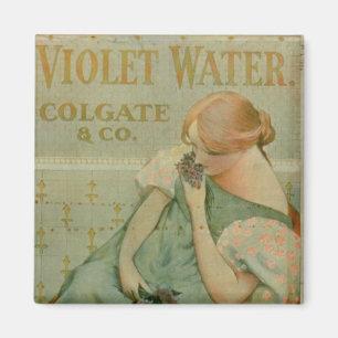 Aimant Publicité par affichage "l'eau violette", par