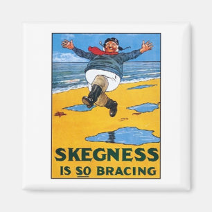 Aimant Publicité Vintage de Skegness - Skegness est si B