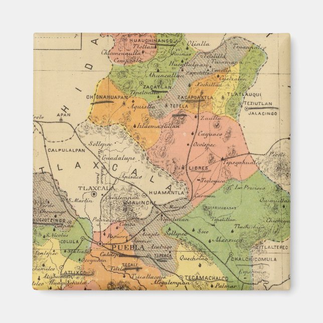 Aimant Puebla, Mexique (Devant)