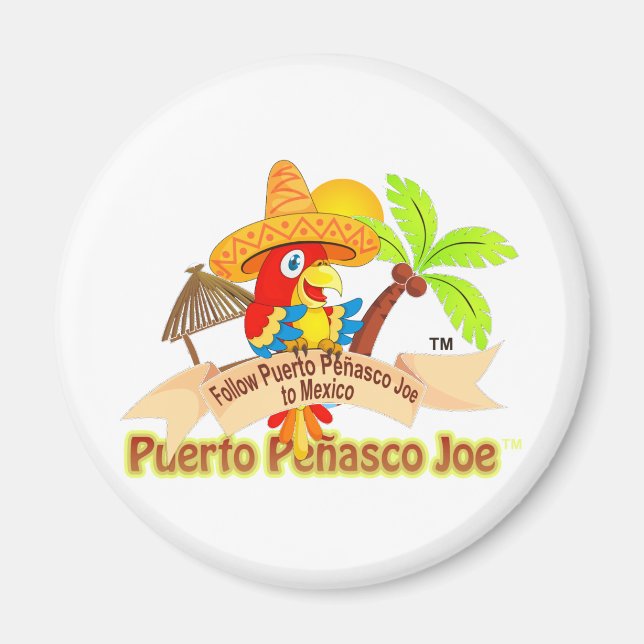 Aimant Puerto Penasco Mexique Parrot (Devant)