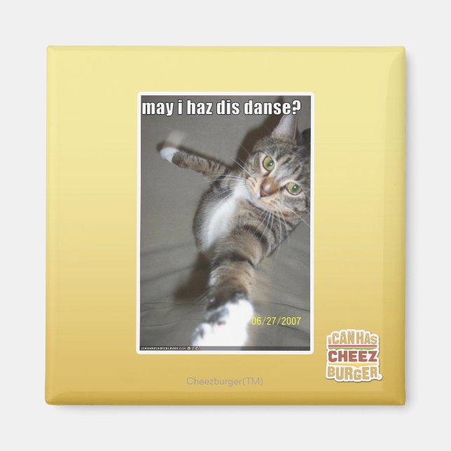 Aimant Puis-je avoir dis danse ? (Devant)