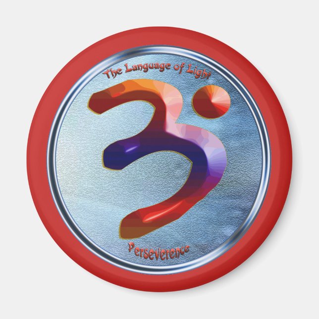 Aimant Puissance de la persévérance (Devant)