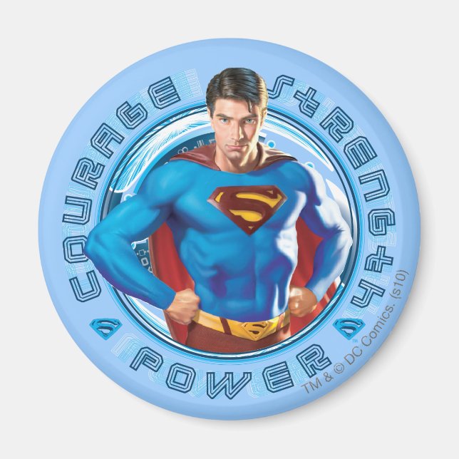 Aimant Puissance du courage de Superman (Devant)