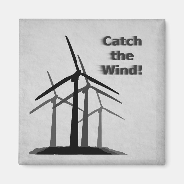 Aimant Puissance éolienne (Devant)