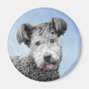 Aimant Pumi Peinture - Cute Original Chien Art