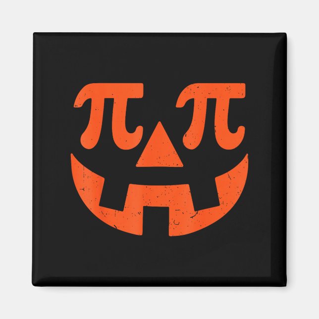 Aimant Pumpkin E Funny Math Thanksgiving Science Teacher  (Devant)