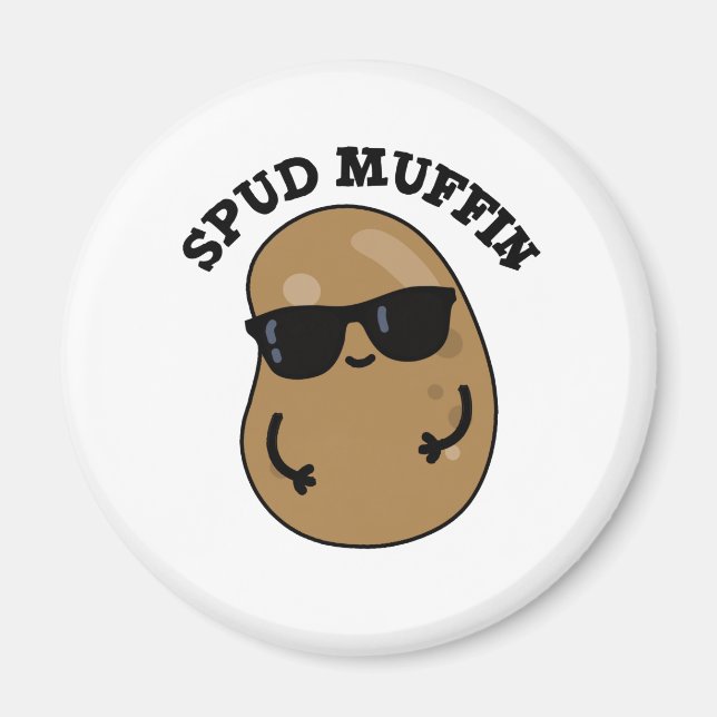 Aimant Pun de pommes de terre à pâte muffin (Devant)