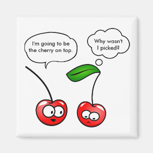Aimant Puns cerise