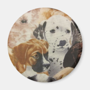 Aimant Pups dalmatiens et boxers