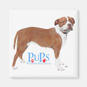 Aimant PUPs Sauve Pit Bull