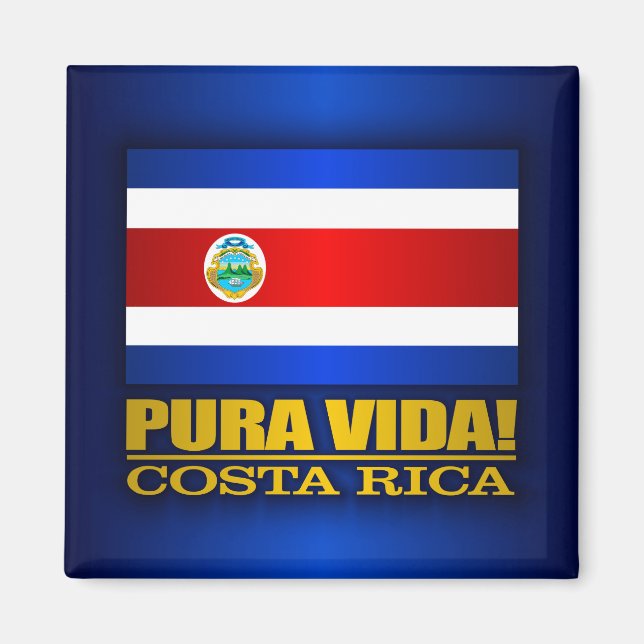 Aimant Pura Vida ! Costa Rica (Devant)