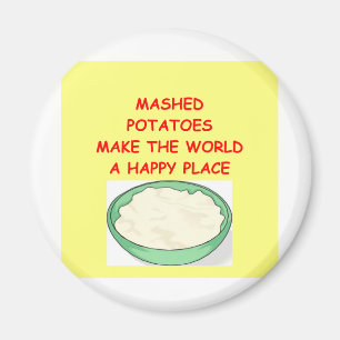 Aimant purée de pommes de terre