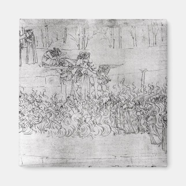 Aimant Purgatoire, de la comédie divine de Dante (Devant)