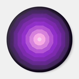 Aimant Purple Dodecagon géométrique Forme à douze côtés