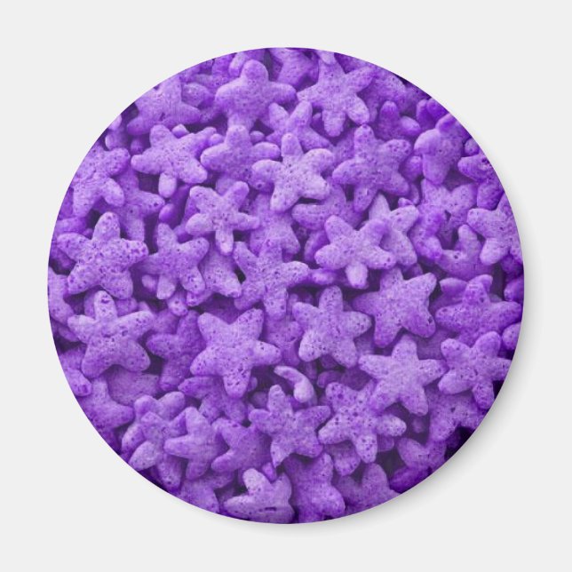 Aimant Purple Stars Céréales Petit déjeuner Motif aliment (Devant)