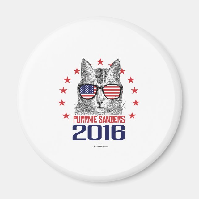 Aimant Purrnie Sanders 2016 (Devant)
