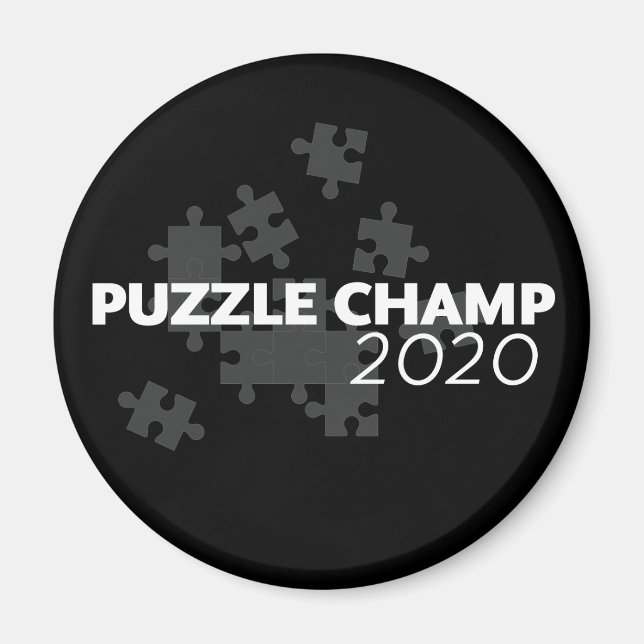 Aimant Puzzle Champ 2020 (Devant)