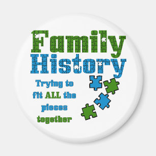 Aimant Puzzle d'histoire familiale