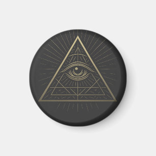 Aimant Pyramide mystique — L'oeil de la Providence