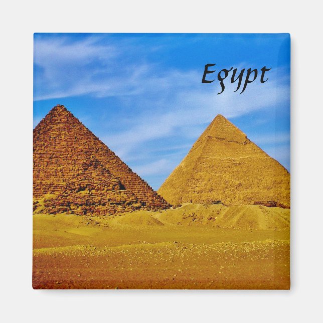 Aimant Pyramides égyptiennes à Gizeh (Devant)