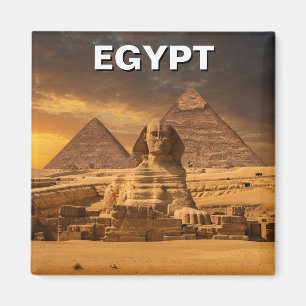 Aimant Pyramides sphinx égyptiennes de Gizeh