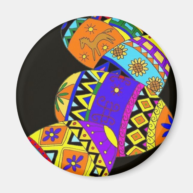 Aimant Pysanky, Art populaire ukrainien (Devant)